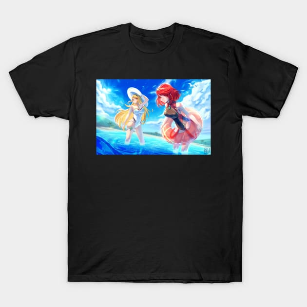 Xenoblade Summer T-Shirt by alinalal